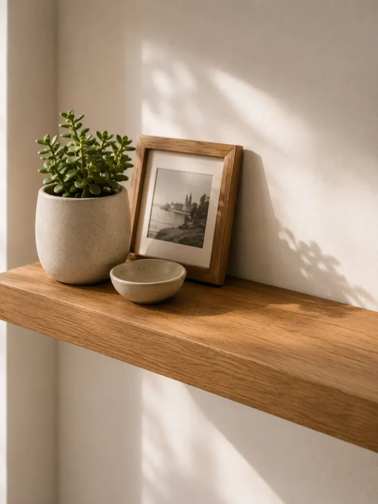 Floating Shelf Decor Idea That Don't Look Cluttered