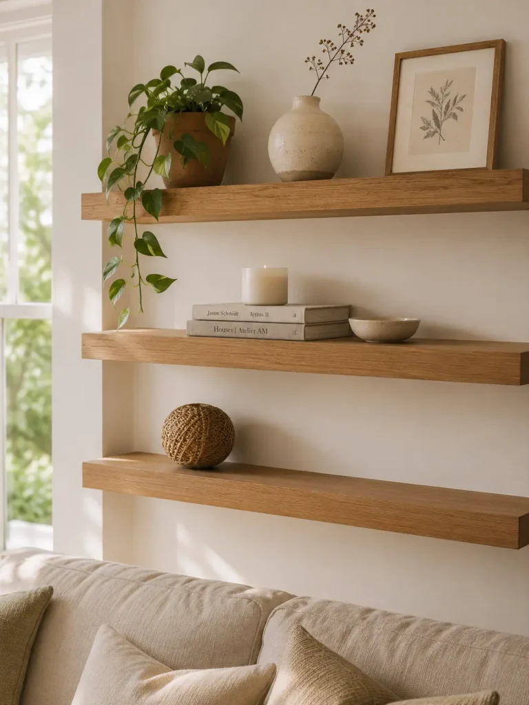 Floating Shelf Decor Ideas That Don't Look Cluttered