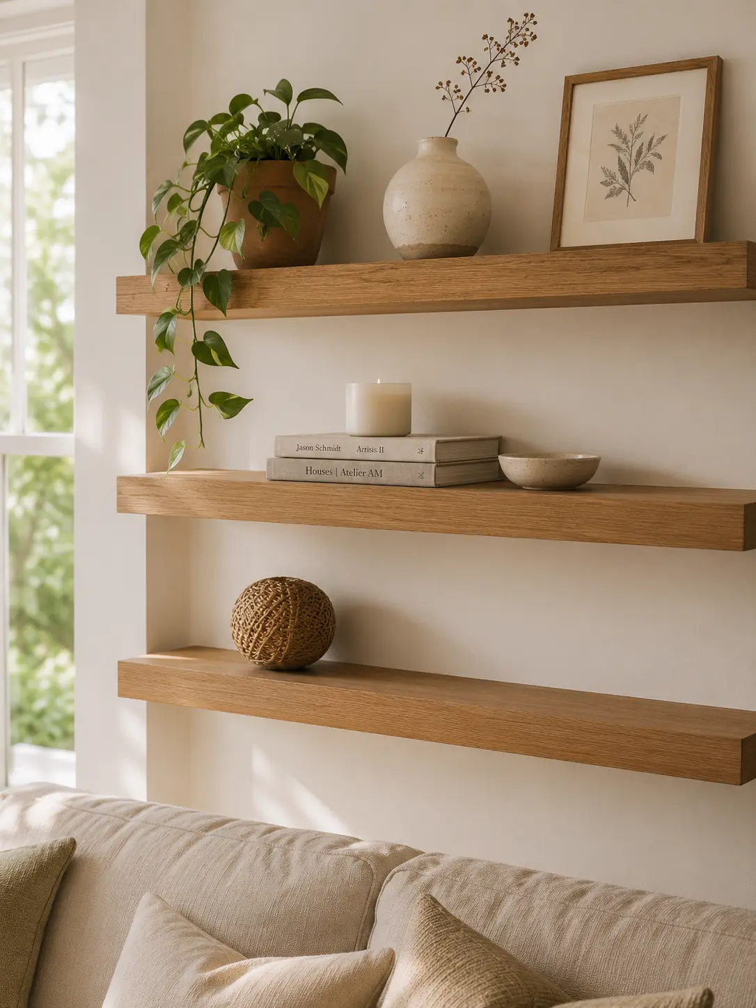 Floating Shelf Decor Ideas That Don't Look Cluttered
