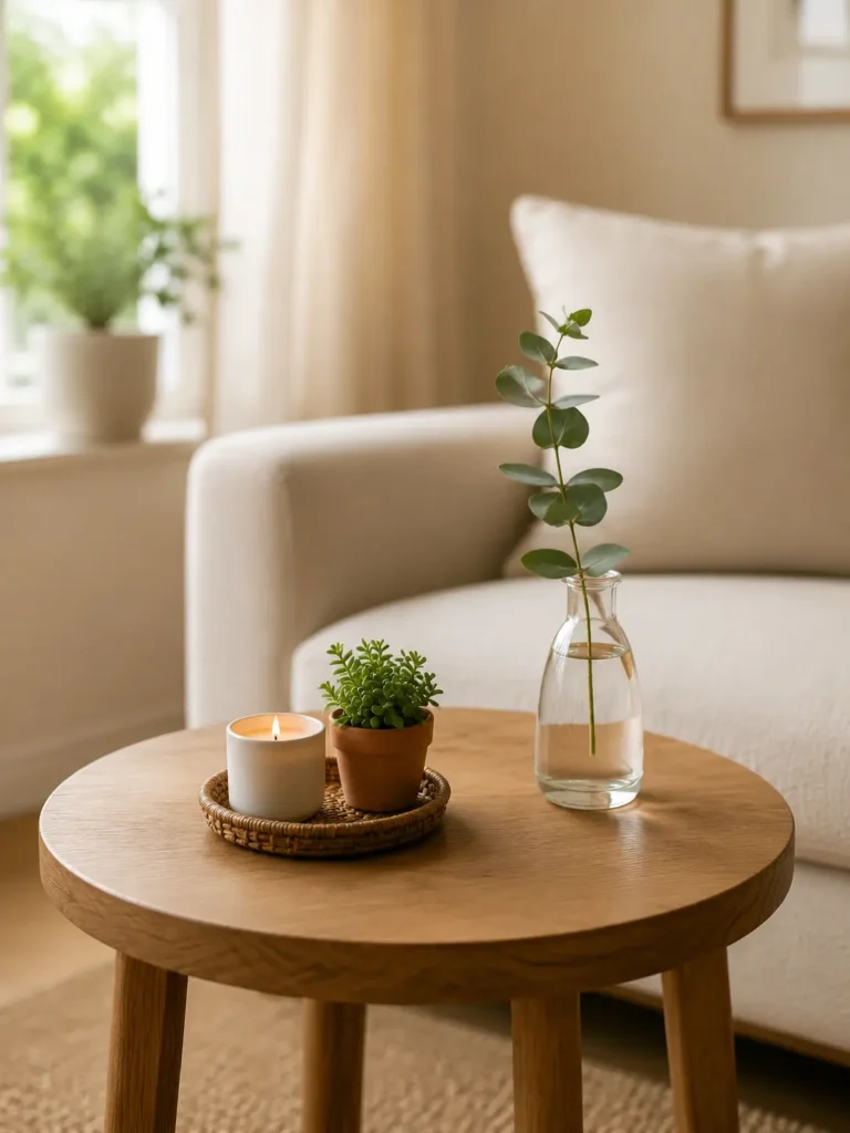 coffee table styling small spaces