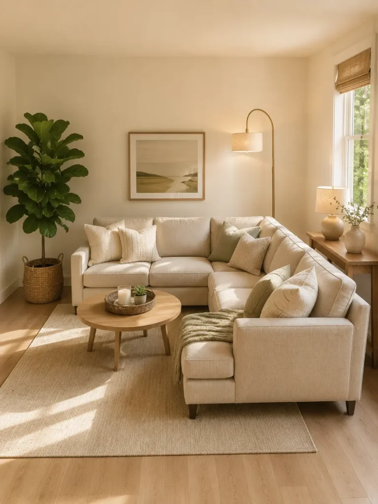 small living room with sectional sofa ideas
